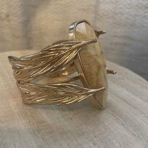 Beautiful gold cuff bracelet